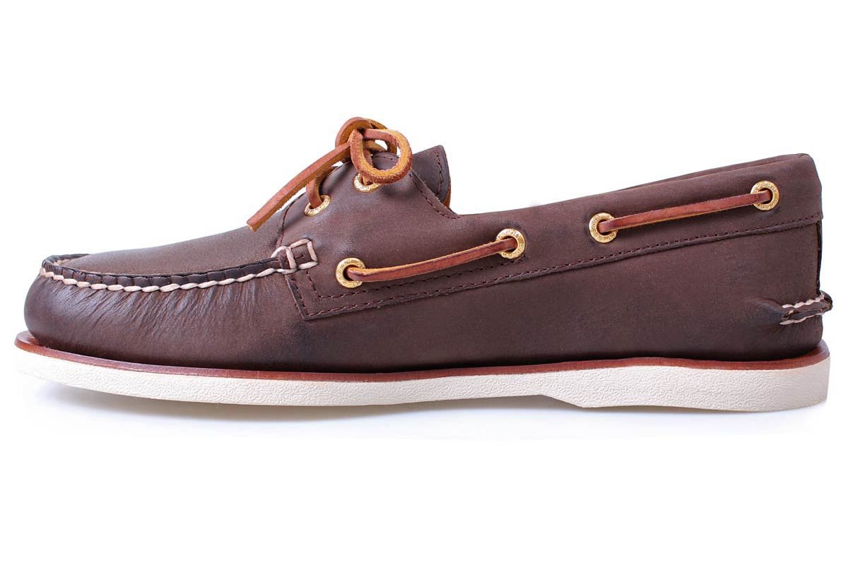 Brown Leather Gold Cup Boat Shoe  Sperry   
