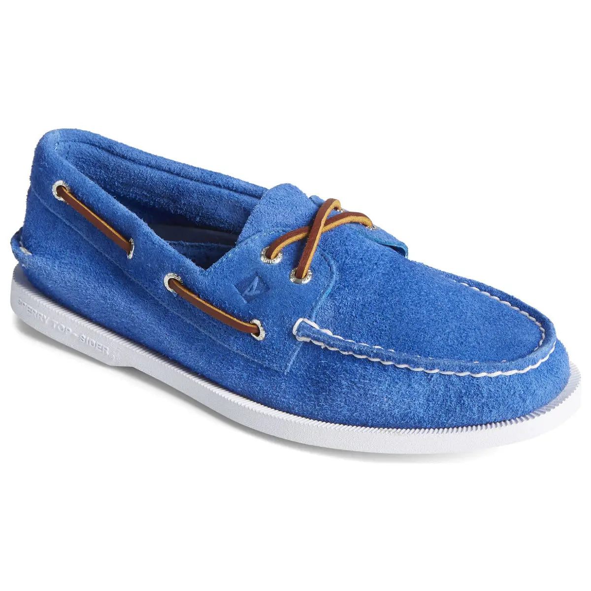 Blue Suede Authentic Original 2-Eye Boat Shoe  Sperry   