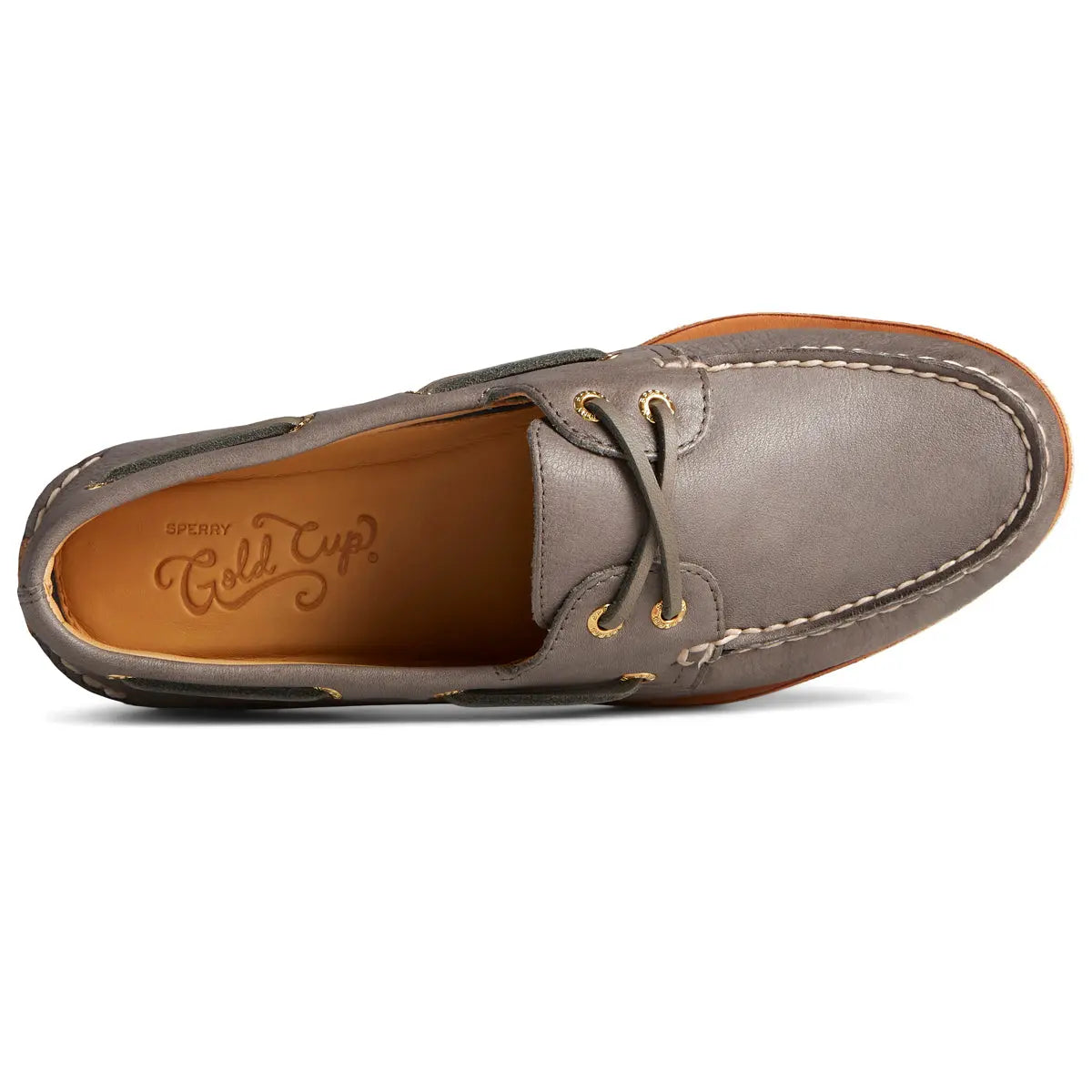 Charcoal Gold Cup Authentic Original 2-Eye Boat Shoe  Sperry   