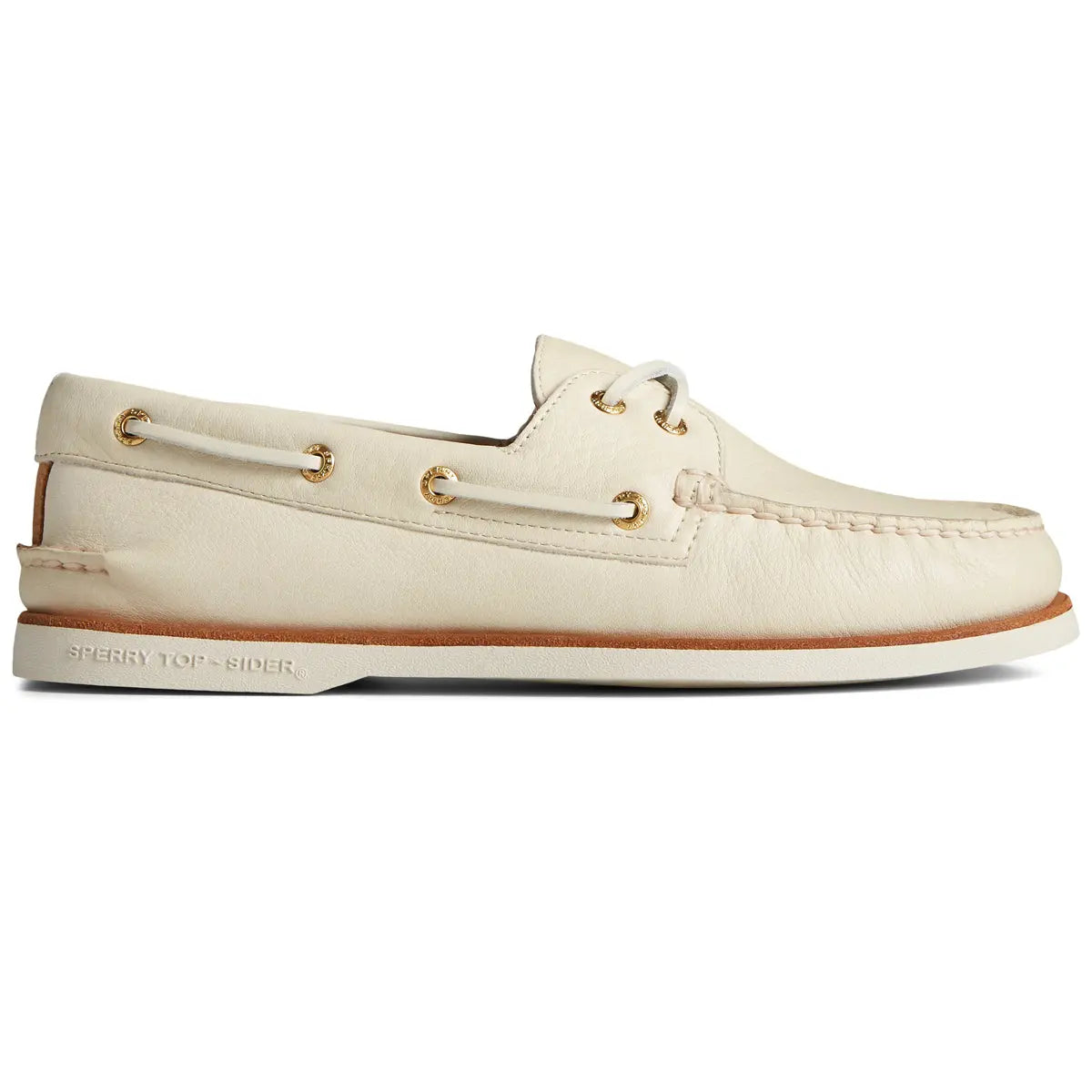 Cream Gold Cup Authentic Original 2-Eye Boat Shoe  Sperry   