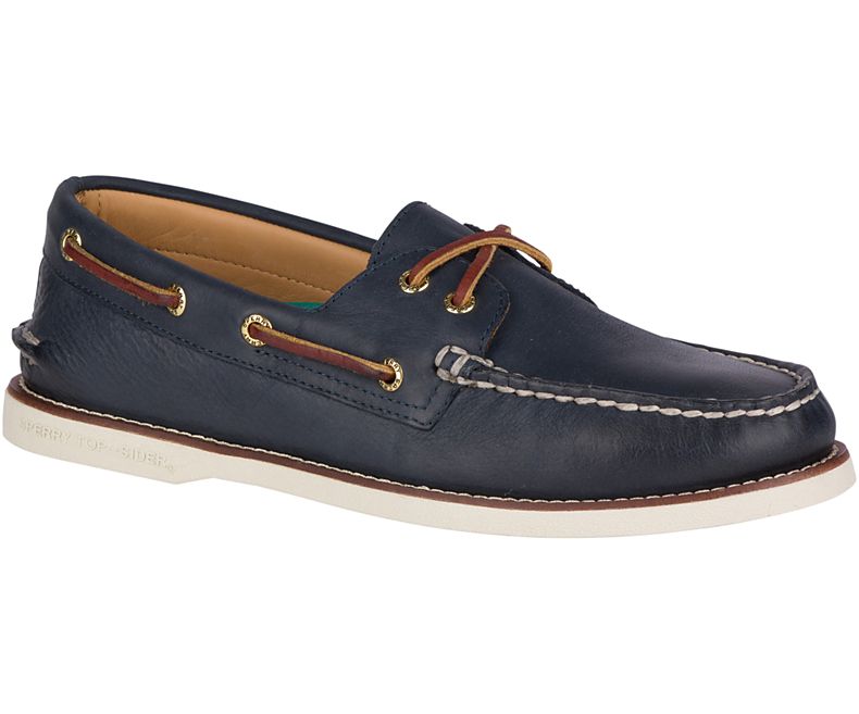 Navy Gold Cup Authentic Original Boat Shoe  Sperry   