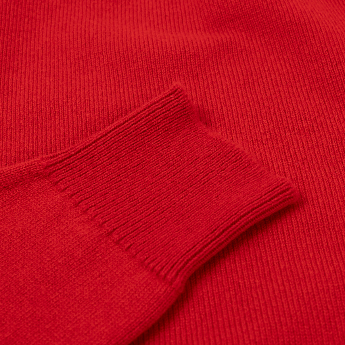 Ruby Red Tiree 4ply Crew Neck Cashmere Sweater  Robert Old   