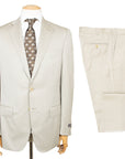 Beige Solaro 150s Wool Suit  Robert Old   