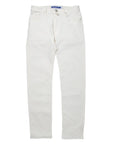 White 'Bard' Stretch Slim Fit Jeans  Jacob Cohen   