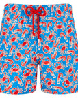 Blue ‘Crabs & Shrimps’ Mahina Swim Shorts  Vilebrequin   