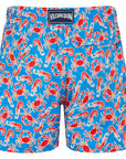 Blue ‘Crabs & Shrimps’ Mahina Swim Shorts  Vilebrequin   