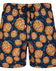 Navy ‘Carapaces’ Moorea Swim Shorts  Vilebrequin   