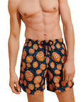 Navy ‘Carapaces’ Moorea Swim Shorts  Vilebrequin   