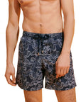 Navy ‘Poulpes Bicolores’ Moorea Swim Shorts  Vilebrequin   