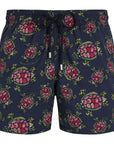 ‘Provencal Turtles’ Moorise Stretch Swim Shorts  Vilebrequin   