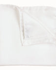 White Pure Silk Pocket Square HANDKERCHIEFS Robert Old