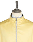 Yellow Wool & Goat Suede Bomber Jacket  Robert Old   